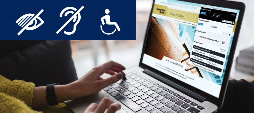 Accessibility - Laptop Banner