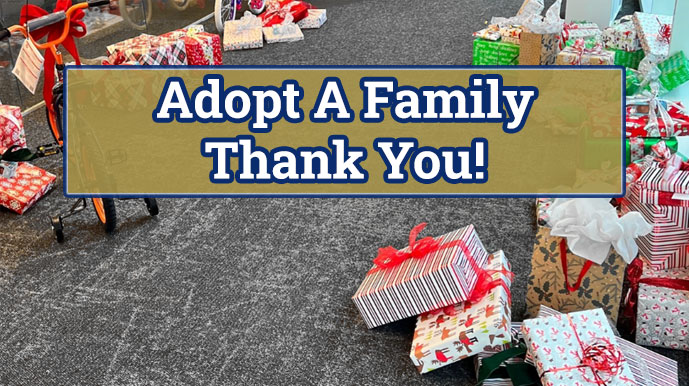 Adopt A Family Thank You!