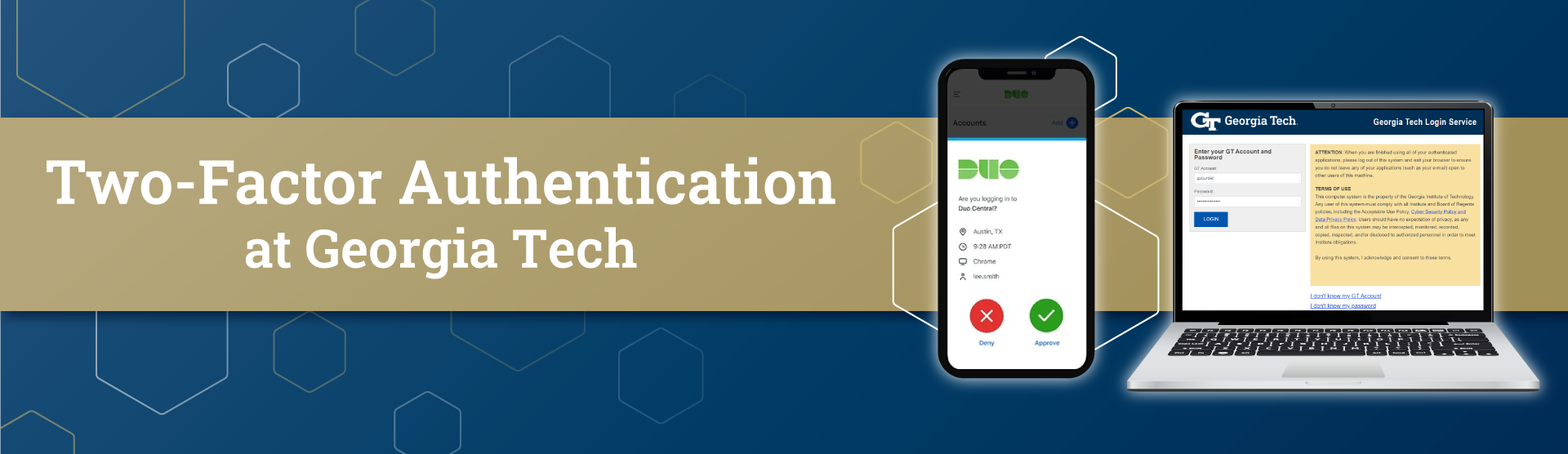 Two-Factor Authentication at Georgia Tech - Banner