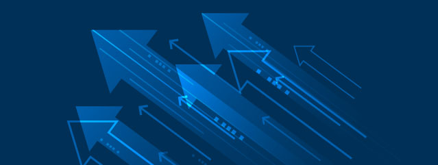 blue arrows pointing to the banner text