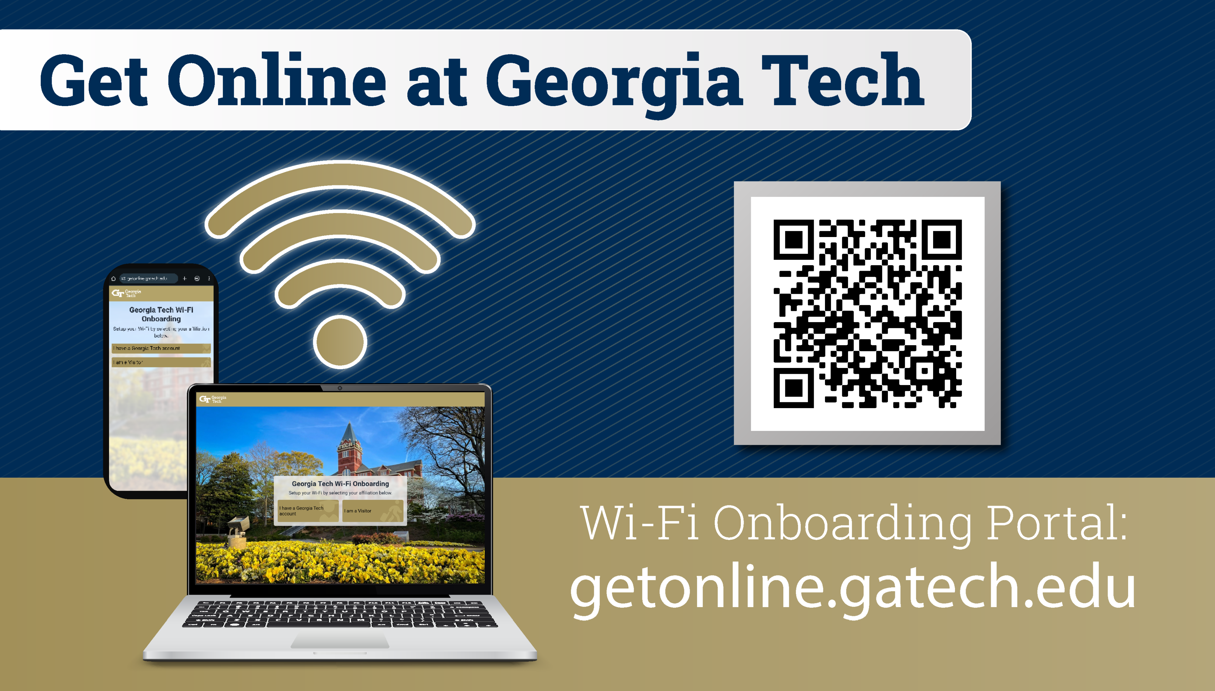 Georgia Tech Onboarding Portal graphic